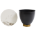 Stolik pomocniczy ceramiczny blat biały, 9903813