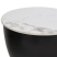 Stolik pomocniczy ceramiczny blat biały, 9903814