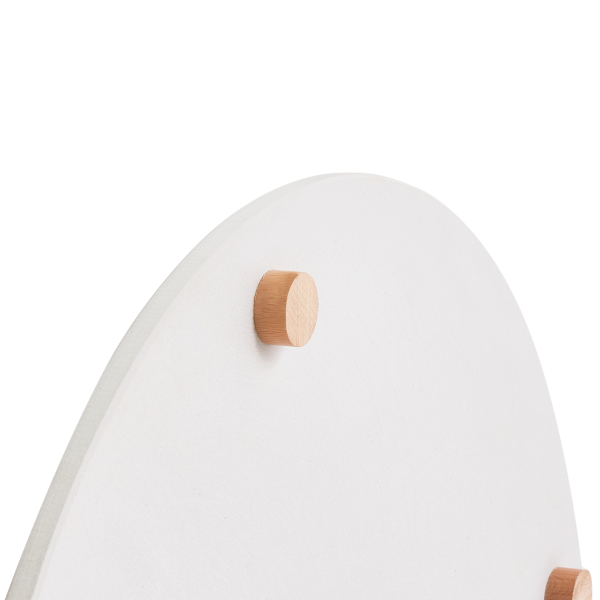 Stolik pomocniczy ceramiczny blat biały, 9903815