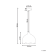 Lampa wisząca dekoracyjna drewniana jasny brąz, 9905838