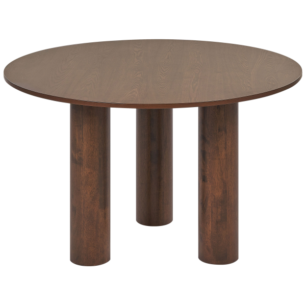 Stół do jadalni okrągły ⌀ 120 cm jesion ciemny, 9906978