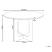 Stół jadalniany okrągły MDF jasnobrązowy 120 cm, 9907713