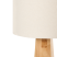 Lampa podłogowa do sypialni i salonu jasnobrązowy drzewo kauczukowe, 9909374