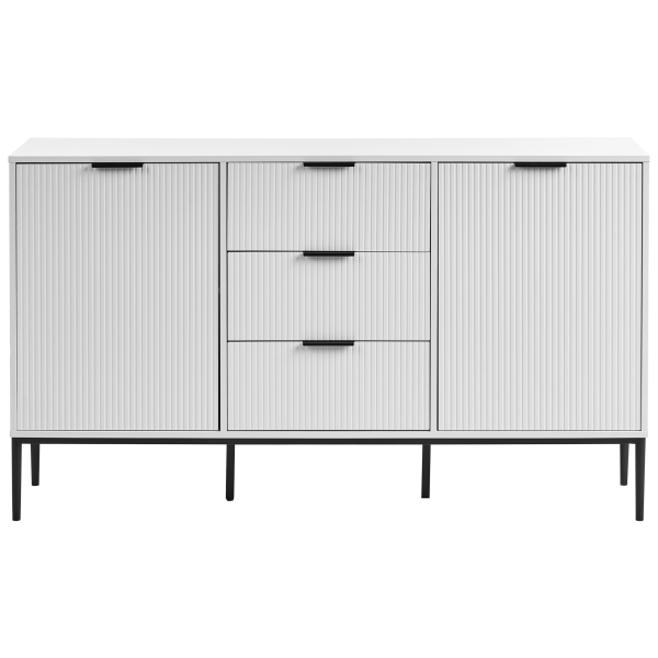 Komoda szafka z drzwiami 150 cm biała, 9911210