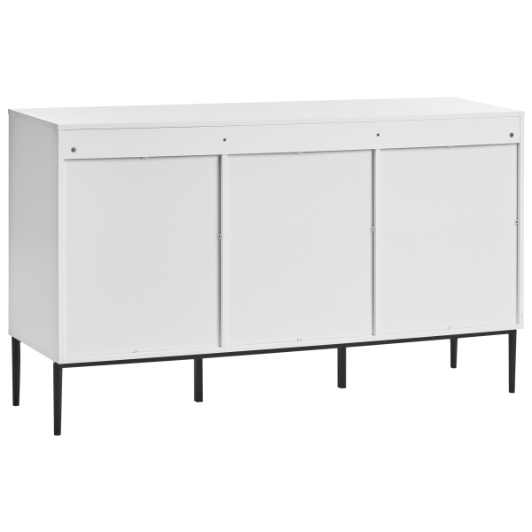 Komoda szafka z drzwiami 150 cm biała, 9911211