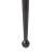 Doniczka na stojaku 88 cm metalowa czarna, 9920183
