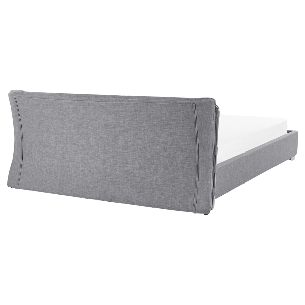 Łóżko tapicerowane rama 160x200 szare, 9921075