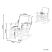 Fotel bujany bambusowy jasne drewno, 9923119