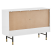 Komoda szafka z drzwiami 120 cm biała, 9923678
