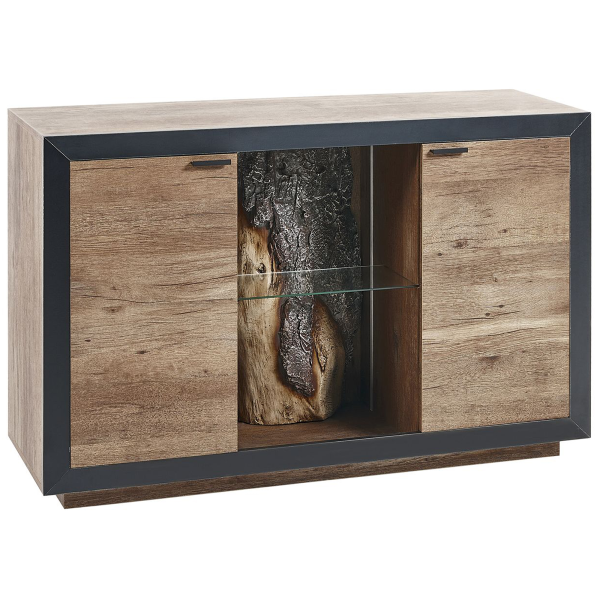 Komoda szafka dwudrzwiowa jasne drewno, 9923744