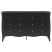 Komoda z 6 szufladami MDF metalowe uchwyty sypialnia salon czarna, 9923760