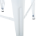 Komplet stołków barowych metalowych 60 cm biały, 9931776