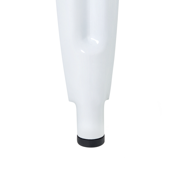 Komplet stołków barowych metalowych 60 cm biały, 9931777