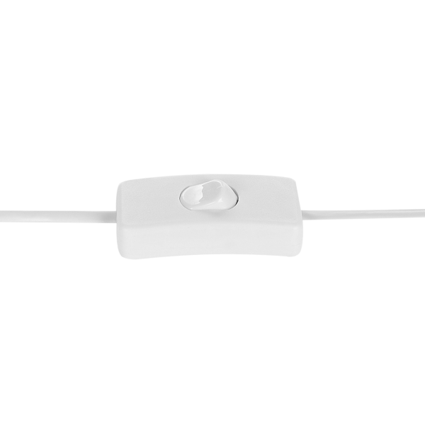 2 lampy stołowe nocne ceramiczne białe z naturalnym, 9941505