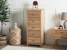 Komoda szafka 5 szuflad jasne drewno, 9941862