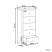 Komoda szafka 5 szuflad jasne drewno, 9941863