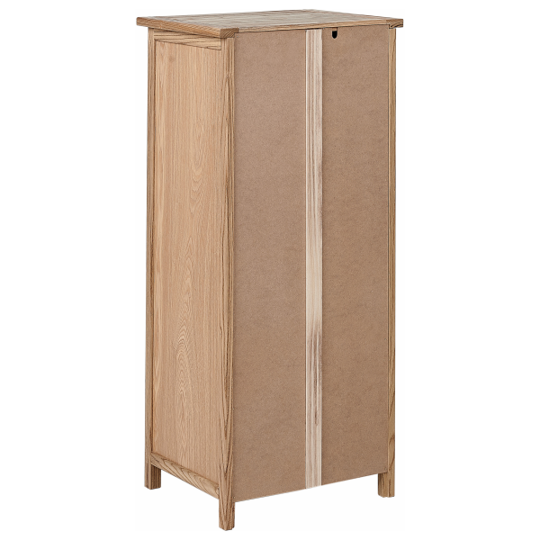 Komoda szafka 5 szuflad jasne drewno, 9941865
