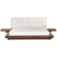 Łóżko wodne materac boucle 180x200 jesion brązowy, 9942319