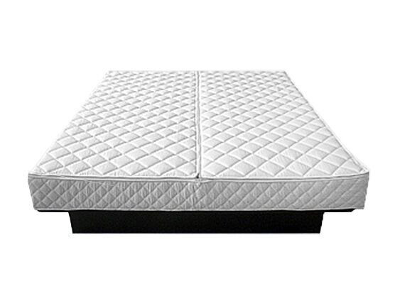 Łóżko wodne materac boucle 180x200 jesion brązowy, 9942324