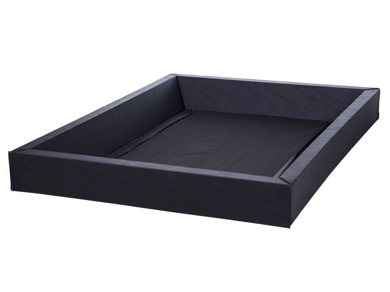 Łóżko wodne materac boucle 180x200 jesion brązowy, 9942327