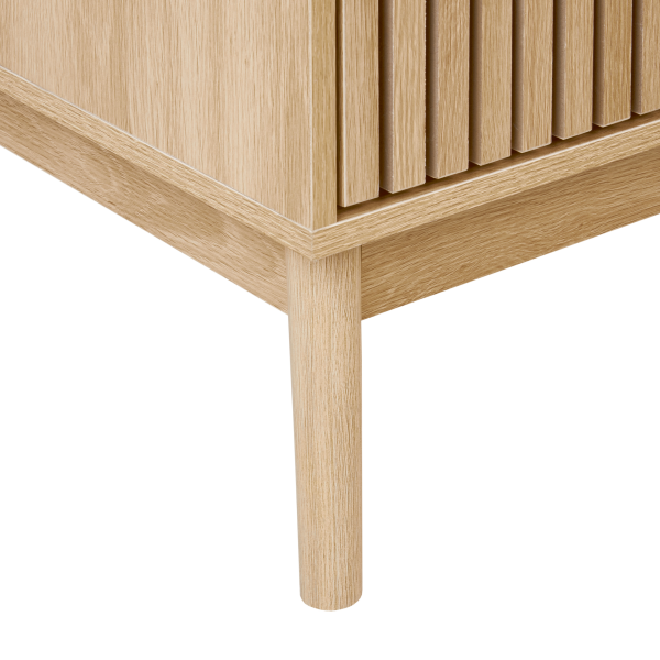 Komoda styl skandynawski szuflady jasne drewno, 9942670