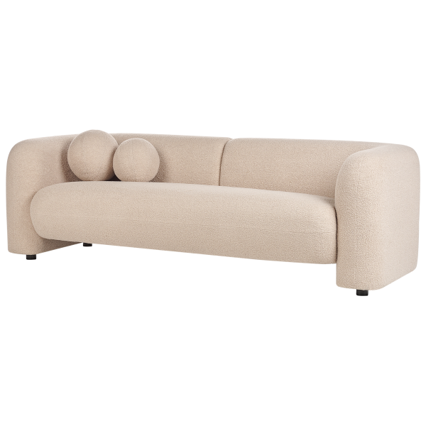 Komplet wypoczynkowy 4 os boucle beżowy, 9943924