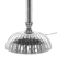 Lampa stołowa nocna abażur glamour czarna, 9945711