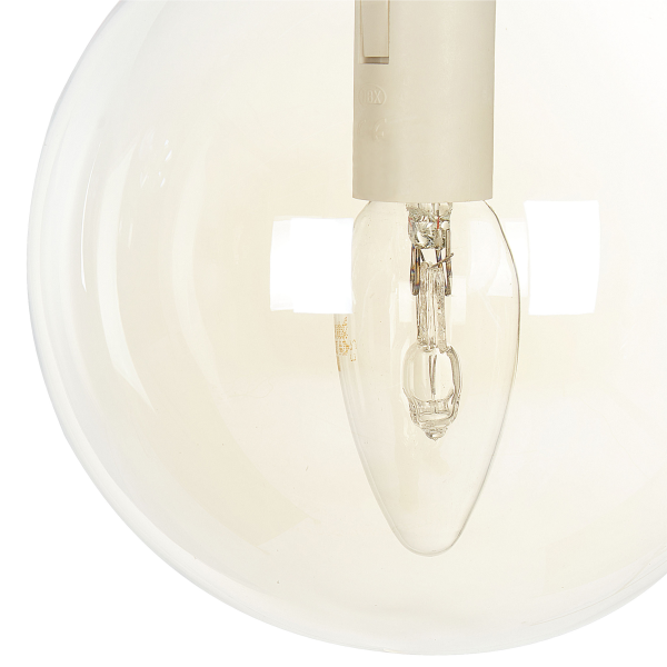 Lampa wisząca szklana 5-punktowa złota, 9945833