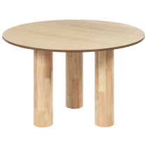 Stół do jadalni okrągły ⌀ 120 cm jesion jasny