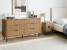 Szafka komoda 6 szuflad MDF jasne drewno, 9948335