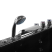 Wanna z hydromasażem 2-osobowa LED czarna, 9948369