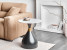 Stolik pomocniczy ceramiczny blat biały, 9948462