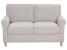 Produkt: Sofa kanapa 2 osobowa welurowa beżowa