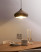 Lampa wisząca dekoracyjna drewniana jasny brąz, 9951748