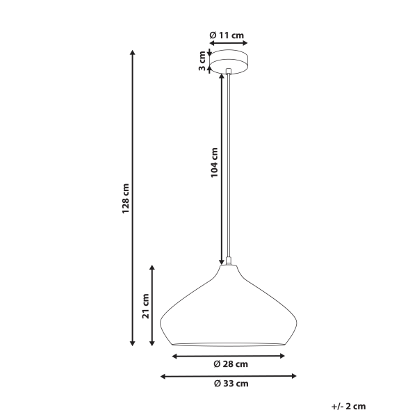 Lampa wisząca dekoracyjna drewniana jasny brąz, 9951749