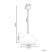 Lampa wisząca dekoracyjna drewniana jasny brąz, 9951749