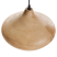 Lampa wisząca dekoracyjna drewniana jasny brąz, 9951752