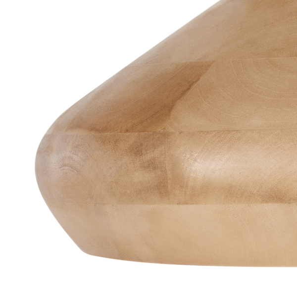 Lampa wisząca dekoracyjna drewniana jasny brąz, 9951753