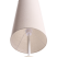 Lampa podłogowa ceramicza z abażurem jasnobeżowa, 9952824