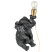 Lampa stołowa w kształcie słonia żywica syntetyczna czarna, 9954814