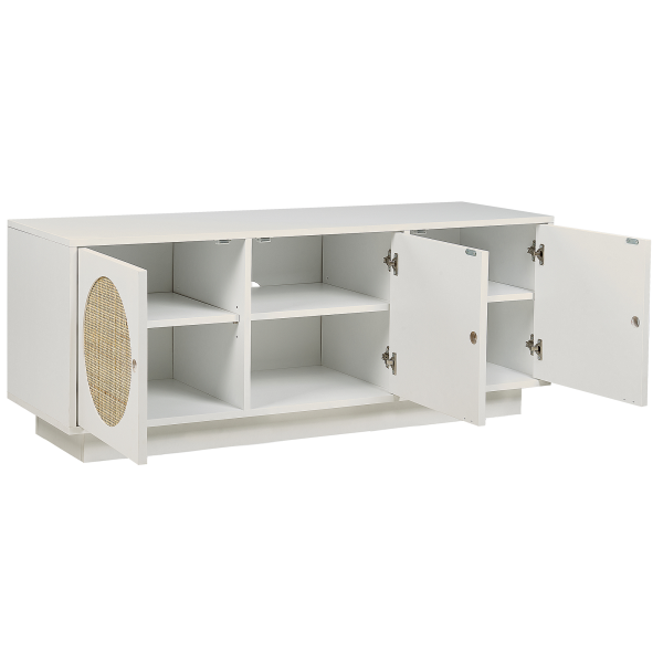 Szafka front plecionka rattanowa biała, 9955711