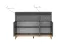 Komoda Nora TA-1 2 szuflady 2 szafki LED szary diamentowy 135,5x40,5x100 cm, 9969946