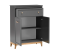 Komoda NORA TA-4 1 szuflada 2 szafki LED szary diamentowy 92x40,5x125,5 cm, 9969950