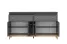Komoda NORA TA-2 2 szuflady 4 szafki LED szary diamentowy 179x40,5x100 cm, 9969958