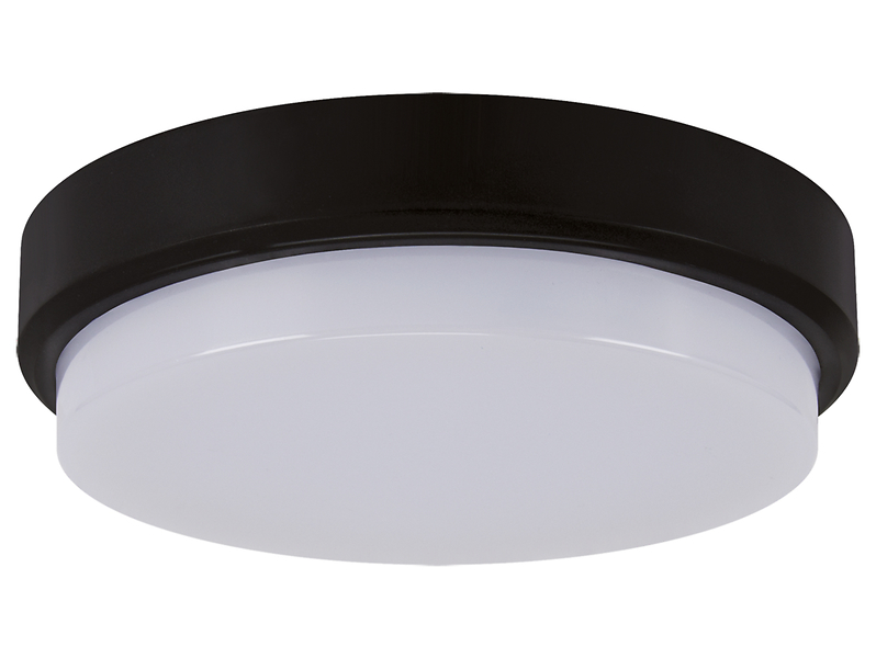 lampa sufitowa zewnętrzna Aron LED z tworzywa sztucznego czarna, 998155