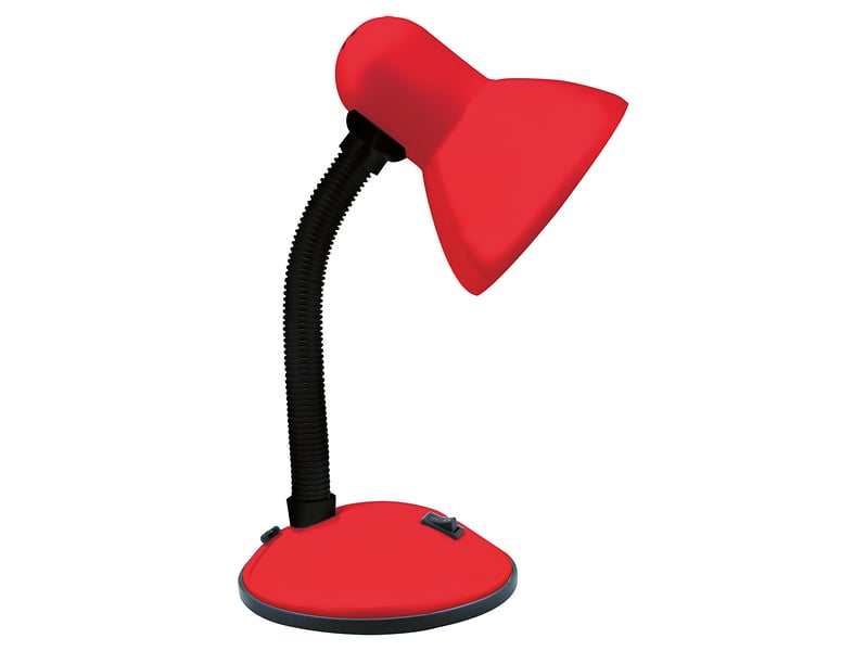lampka biurkowa Tola stalowa czerwona-czarna, 998187