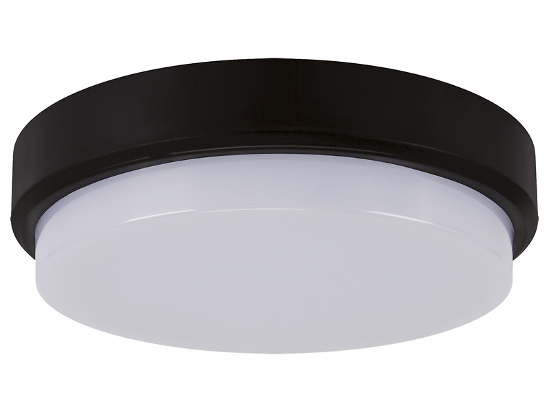 lampa sufitowa zewnętrzna Aron LED z tworzywa sztucznego czarna, 998227
