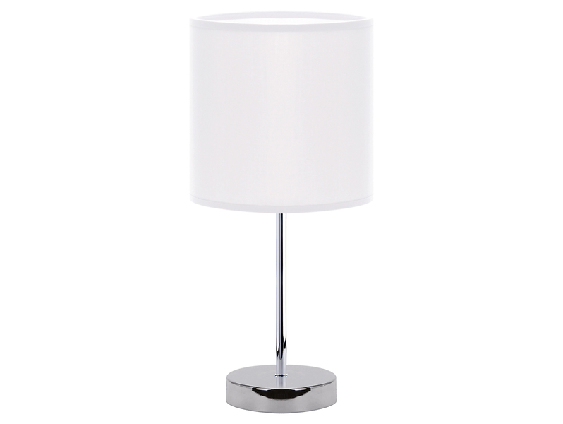 lampa stołowa Agnes stalowa biało-srebrna, 998302