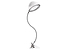 Produkt: lampka biurkowa Roni LED stalowa biała