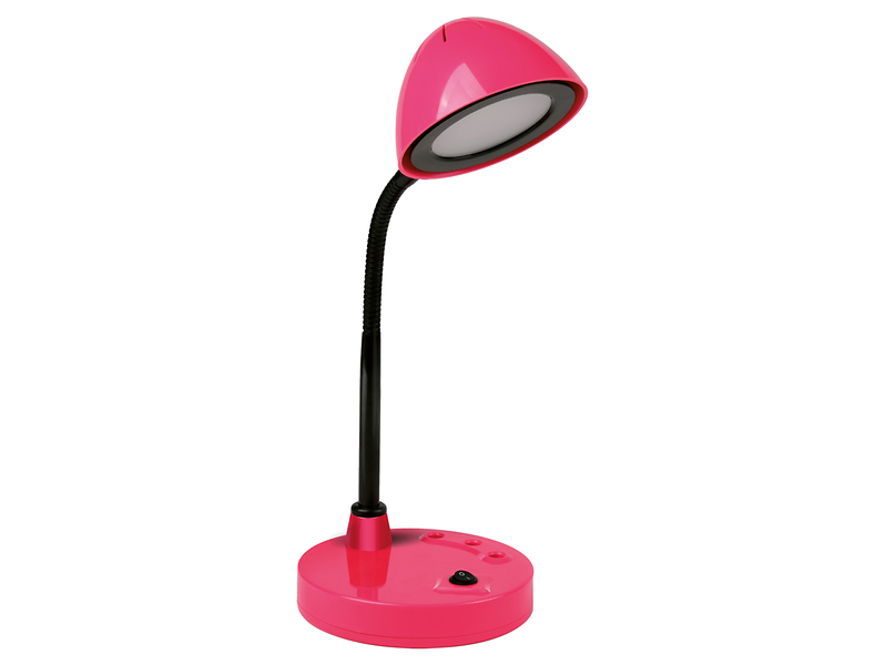 lampka biurkowa Roni LED stalowa różowa, 998411